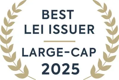 Beste LEI-uitgever in de Large-Cap-categorie 2025