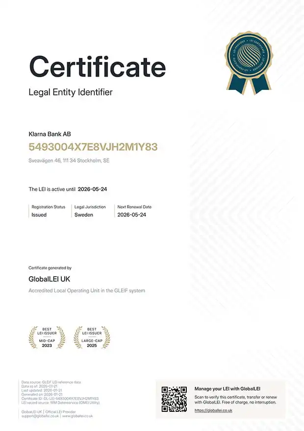 LEI-codecertificaat