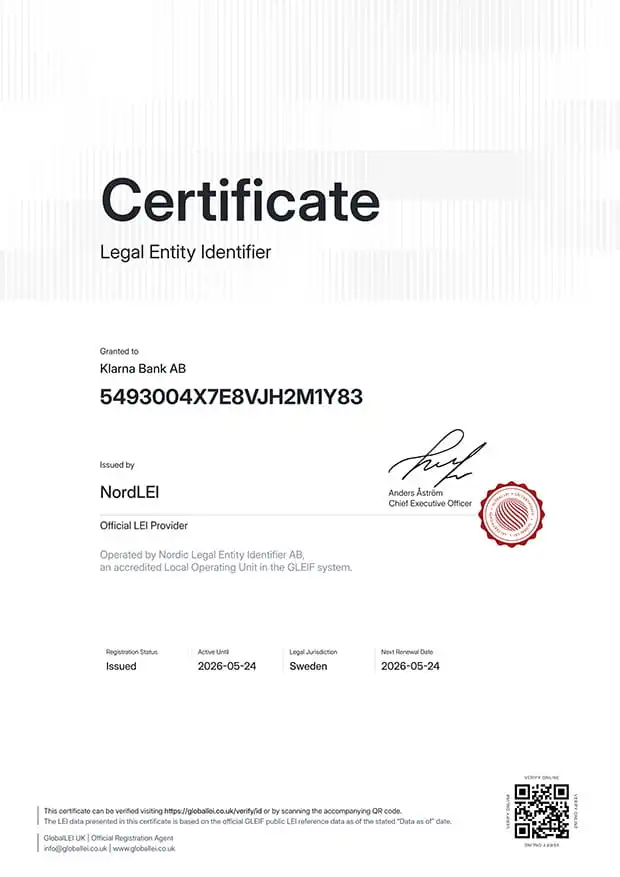 Premium LEI-certificaat
