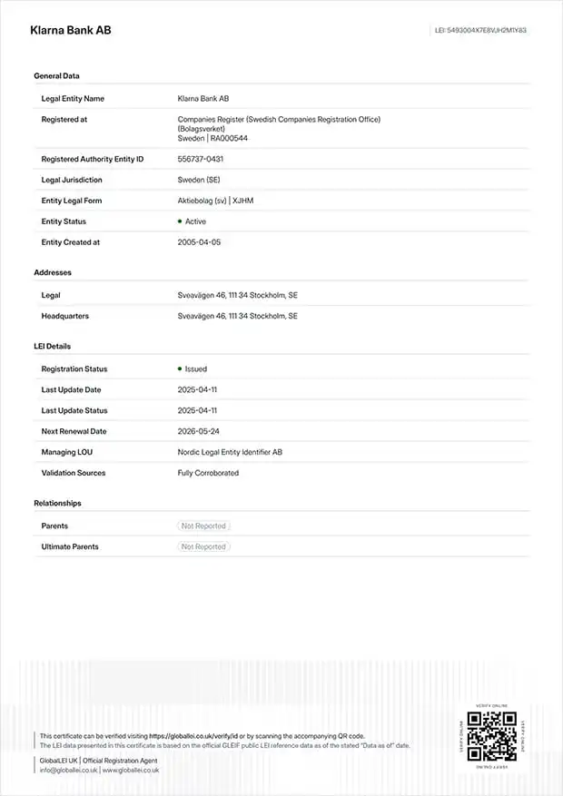 Premium LEI-certificaat